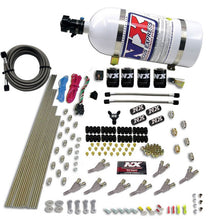 Load image into Gallery viewer, Nitrous Express STD Nozzle Nitrous Kit (200-500HP) Gas w/Dist Block &amp; 4 Solenoids w/10lb Bottle, product view 1
