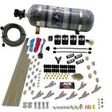 Load image into Gallery viewer, Nitrous Express STD Nozzle Nitrous Kit (200-500HP) Gas w//Dist Block &amp; 4 Solenoids w/15lb Bottle, product view 2