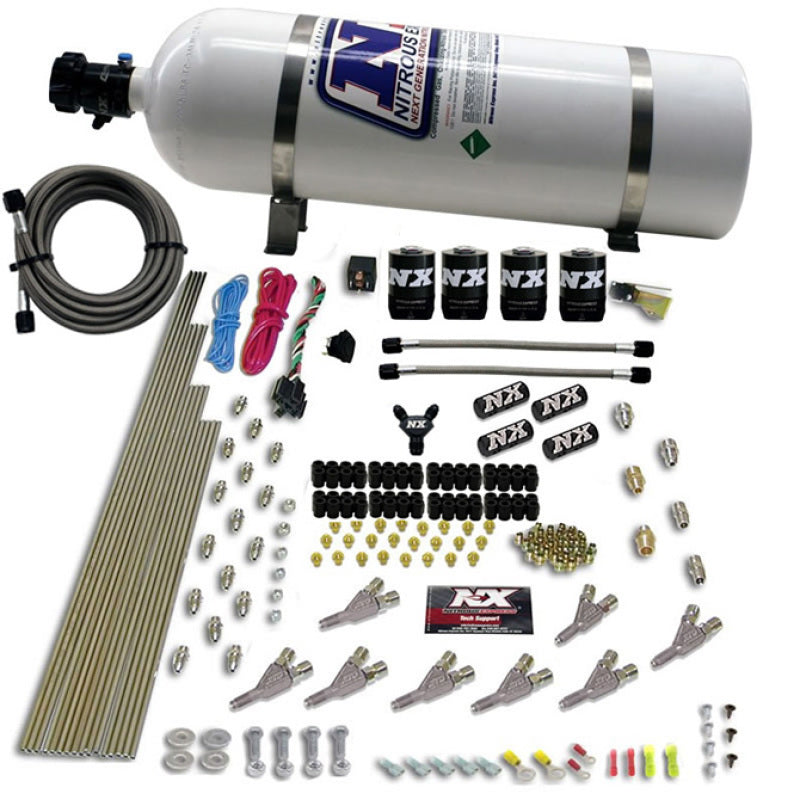 Nitrous Express STD Nozzle Nitrous Kit w/12lb Composite Bottle, product view 2