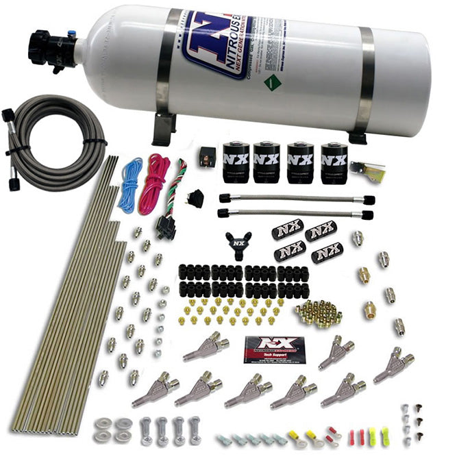 Nitrous Express STD Nozzle Nitrous Kit w/12lb Composite Bottle, product view 5