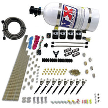 Load image into Gallery viewer, Nitrous Express 8 Cyl VXL Direct Port 4 Solenoids Nitrous Kit (200-500HP) w/10lb Bottle, product view 5