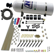 Load image into Gallery viewer, Nitrous Express 8 Cyl VXL Direct Port 4 Solenoids Nitrous Kit (200-500HP) w/15lb Bottle, product view 1
