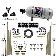 Load image into Gallery viewer, Nitrous Express 8 Cyl Triple-D Dry Direct Port 3 Stage Dry 6 Solenoids Nitrous Kit w/10lb Bottle, product view 2