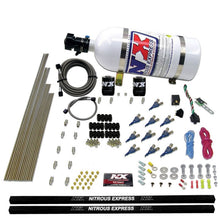 Load image into Gallery viewer, Nitrous Express 10 Cyl Piranha Nozzle Direct Port Nitrous Kit (250-500HP) w/10lb Bottle, product view 3