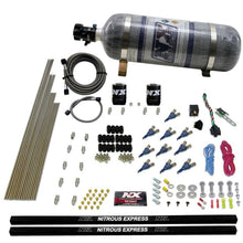 Load image into Gallery viewer, Nitrous Express 10 Cyl Piranha Nozzle Direct Port Nitrous Kit (250-500HP) w/Composite Bottle, product view 1