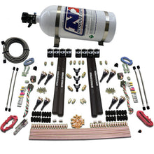 Load image into Gallery viewer, Nitrous Express SX2 Dual Stage 8 Solenoid /Gasoline Nitrous Kit (200-1200HP) w/10lb Bottle, product view 1