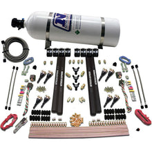 Load image into Gallery viewer, Nitrous Express SX2 Dual Stage 8 Solenoid /Gasoline Nitrous Kit (200-1200HP) w/15lb Bottle, product view 1