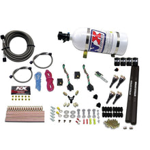 Load image into Gallery viewer, Nitrous Express 4 Cyl SX2 Nozzle Nitrous Kit (100-300HP x 2) w/10lb Bottle, product view 3