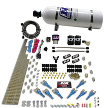 Load image into Gallery viewer, Nitrous Express Pro-Shk/Gas (200-600HP) 2 Fuel 1 Supershark Solenoid Nitrous Kit w/15lb Bottle, product view 2