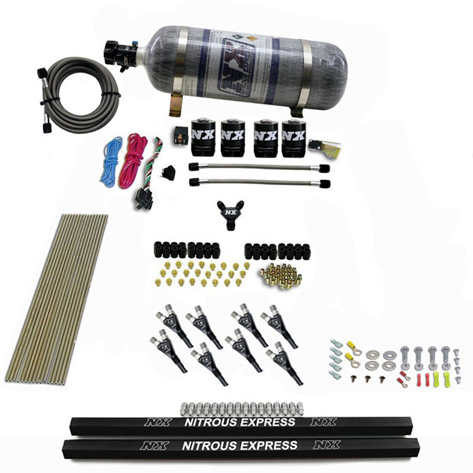 Nitrous Express Pro-Shk/Gas Nitrous Kit (200-600HP) w/Rails and Composite Bottle, product view 5