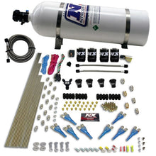 Load image into Gallery viewer, Nitrous Express Pro-Shk/Gas 4 Solenoids Nitrous Kit (200-600HP) w/15lb Bottle, product view 2