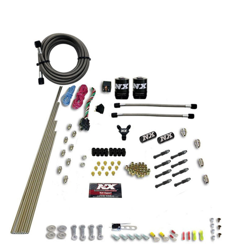 Nitrous Express 8 Cyl Dry Direct Port 2 Solenoids Nitrous Kit (200-600HP) w/o Bottle, product view 2