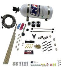 Load image into Gallery viewer, Nitrous Express 8 Cyl Dry Direct Port 2 Solenoids Nitrous Kit (200-600HP) w/10lb Bottle, product view 3