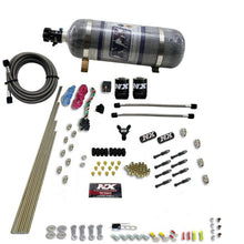 Load image into Gallery viewer, Nitrous Express 8 Cyl Dry Direct Port 2 Solenoids Nitrous Kit (200-600HP) w/Composite Bottle, product view 3