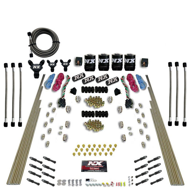 Nitrous Express 8 Cyl Dry Direct Port Dual Stage 4 Solenoids Nitrous Kit (200-600HP) w/o Bottle, product view 5