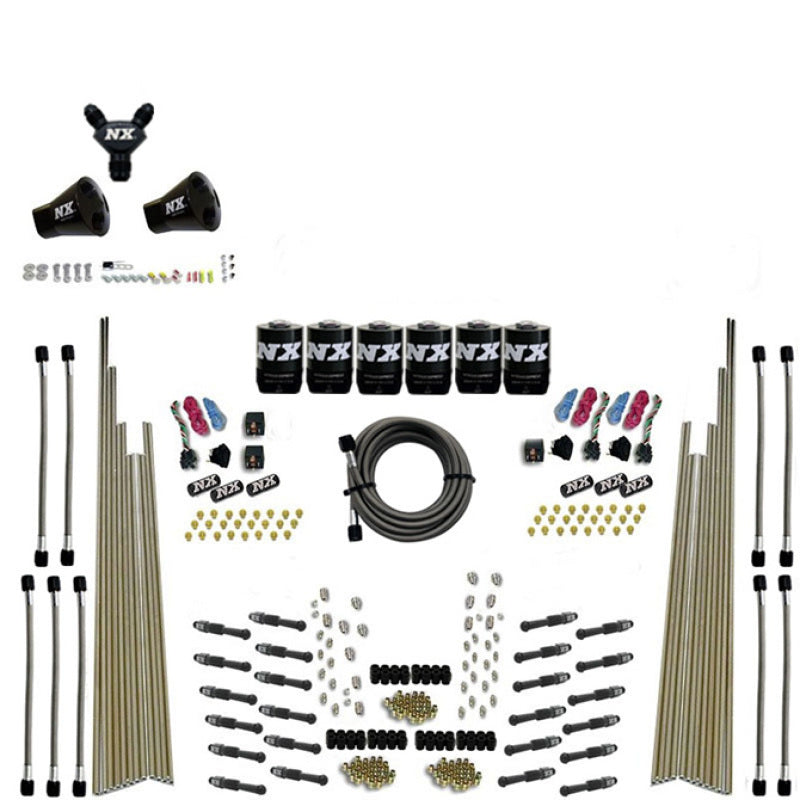 Nitrous Express 8 Cyl Dry Direct Port Three Stage 6 Solenoids Nitrous Kit (200-600HP) w/o Bottle, product view 3