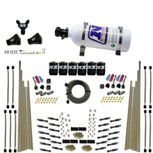 Load image into Gallery viewer, Nitrous Express 8 Cyl Dry Direct Port Three Stage 6 Solenoids Nitrous Kit (200-600HP) w/5lb Bottle, product view 1
