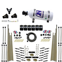 Load image into Gallery viewer, Nitrous Express 8 Cyl Dry Direct Port Three Stage 6 Solenoids Nitrous Kit (200-600HP) w/5lb Bottle, product view 3