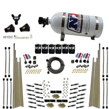 Load image into Gallery viewer, Nitrous Express 8 Cyl Dry Direct Port Three Stage 6 Solenoids Nitrous Kit (200-600HP) w/10lb Bottle, product view 2