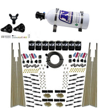 Load image into Gallery viewer, Nitrous Express 8 Cyl Dry Direct Port Four Stage 8 Solenoids Nitrous Kit (200-600HP) w/5lb Bottle, product view 1