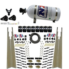Load image into Gallery viewer, Nitrous Express 8 Cyl Dry Direct Port Four Stage 8 Solenoids Nitrous Kit (200-600HP) w/10lb Bottle, product view 2
