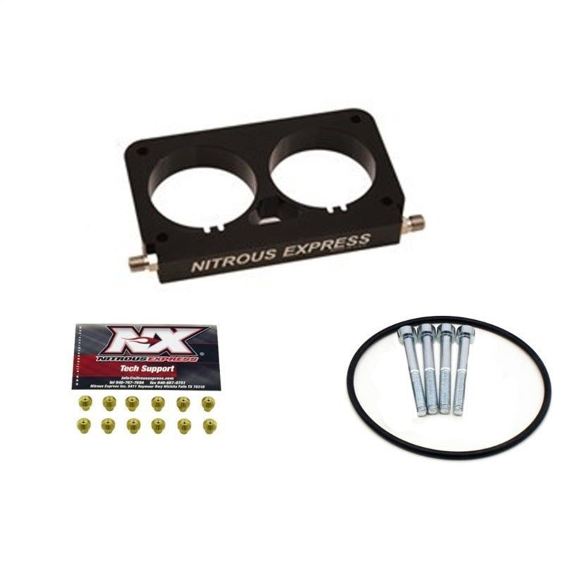 Nitrous Express 96-04 Ford Mustang Cobra/Mach 1 4 Valve (Stock TB) EFI Nitrous Plate Conversion, product view 3