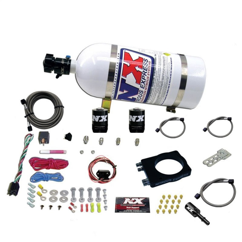 Nitrous Express Dodge Hemi Nitrous Plate Kit (50-400HP) w/10lb Bottle - Black Ops Auto Works
