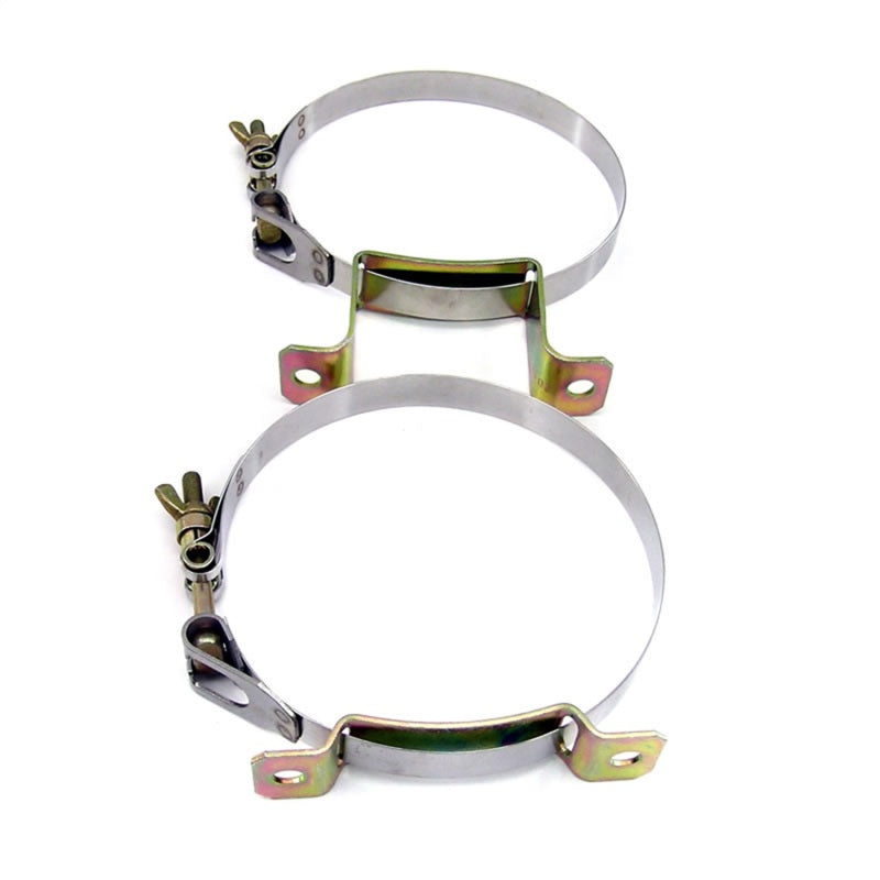 Nitrous Express Stainless Steel Bottle Brackets for 10lb/15lb Aluminum Bottles - Black Ops Auto Works