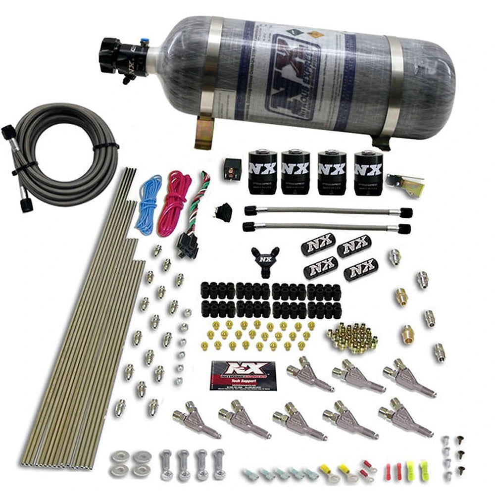 Nitrous Express Vortech Nozzle Nitrous Kit w/12lb Composite Bottle, product view 5