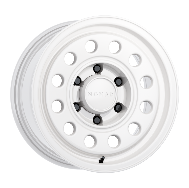 Nomad N501SA Convoy 17x8.5in / 6x139.7 BP / -10mm Offset / 106.1mm Bore - Gloss White Wheel-Wheels - Forged-Nomad-682108295023-