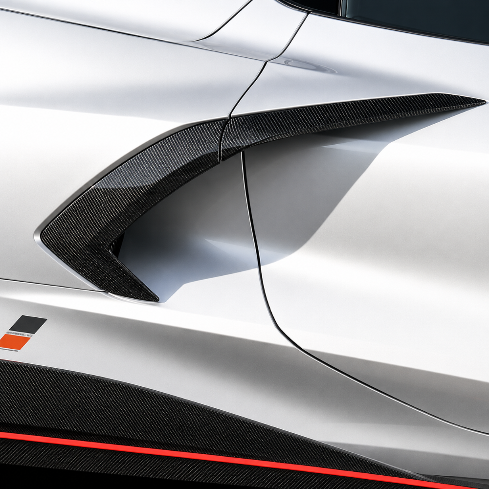 Nowicki Autosport door boomerang overlay for Chevrolet Corvette C8