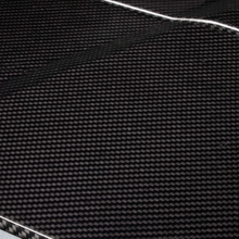 Load image into Gallery viewer, Close-up of genuine 3K carbon fiber twill and UV clear coat