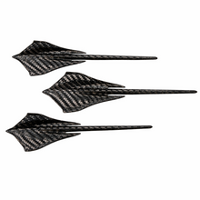 Load image into Gallery viewer, Nowicki Concept8 carbon fiber badges set of 3 full view
