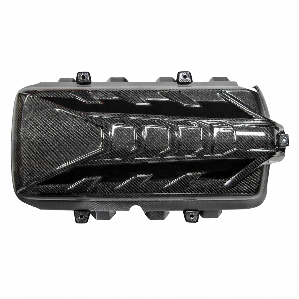 Nowicki Concept8 carbon fiber engine cover full view