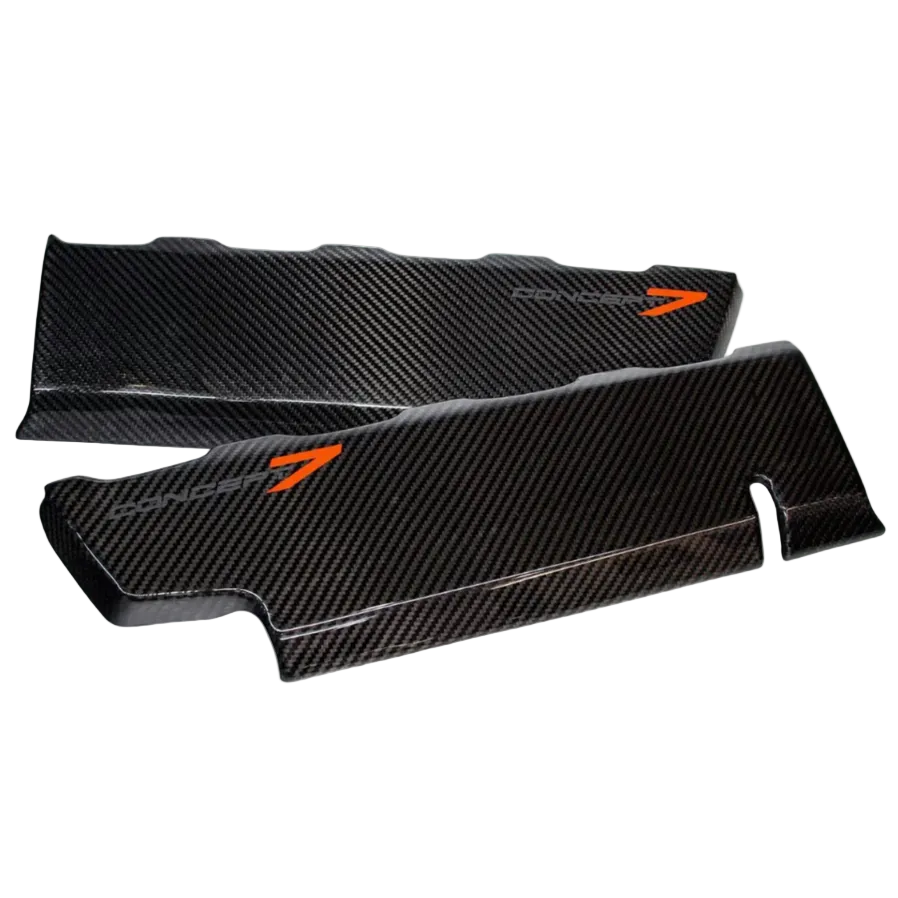 Nowicki Autosport carbon fiber fuel rail covers full view