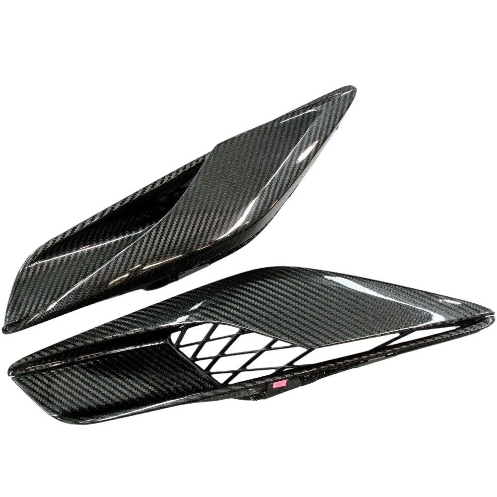 Nowicki Autosport carbon fiber Z06 rear quarter intake ducts full view