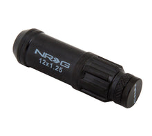 Load image into Gallery viewer, NRG 700 Series M12 X 1.25 Steel Lug Nut w/Dust Cap Cover Set 21 Pc w/Locks &amp; Lock Socket - Black - Black Ops Auto Works