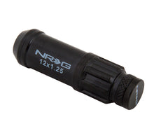 Load image into Gallery viewer, NRG 700 Series M12 X 1.25 Steel Lug Nut w/Dust Cap Cover Set 21 Pc w/Locks &amp; Lock Socket - Black - Black Ops Auto Works