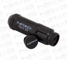 Load image into Gallery viewer, NRG 700 Series M12 X 1.25 Steel Lug Nut w/Dust Cap Cover Set 21 Pc w/Locks &amp; Lock Socket - Black - Black Ops Auto Works