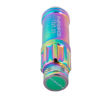 Load image into Gallery viewer, NRG 700 Series M12 X 1.25 Steel Lug Nut w/Dust Cap Cover Set 21 Pc w/Locks &amp; Lock Socket - Neochrome - Black Ops Auto Works