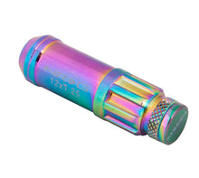 Load image into Gallery viewer, NRG 700 Series M12 X 1.25 Steel Lug Nut w/Dust Cap Cover Set 21 Pc w/Locks &amp; Lock Socket - Neochrome - Black Ops Auto Works
