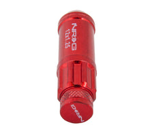 Load image into Gallery viewer, NRG 700 Series M12 X 1.25 Steel Lug Nut w/Dust Cap Cover Set 21 Pc w/Locks &amp; Lock Socket - Red - Black Ops Auto Works