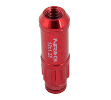 Load image into Gallery viewer, NRG 700 Series M12 X 1.25 Steel Lug Nut w/Dust Cap Cover Set 21 Pc w/Locks &amp; Lock Socket - Red - Black Ops Auto Works