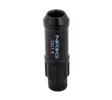 Load image into Gallery viewer, NRG 700 Series M12 X 1.5 Steel Lug Nut w/Dust Cap Cover Set 21 Pc w/Locks &amp; Lock Socket - Black - Black Ops Auto Works