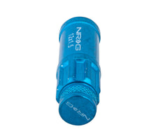 Load image into Gallery viewer, NRG 700 Series M12 X 1.5 Steel Lug Nut w/Dust Cap Cover Set 21 Pc w/Locks &amp; Lock Socket - Blue - Black Ops Auto Works