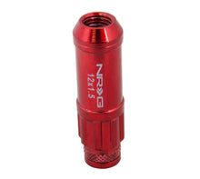 Load image into Gallery viewer, NRG 700 Series M12 X 1.5 Steel Lug Nut w/Dust Cap Cover Set 21 Pc w/Locks &amp; Lock Socket - Red - Black Ops Auto Works