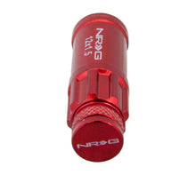 Load image into Gallery viewer, NRG 700 Series M12 X 1.5 Steel Lug Nut w/Dust Cap Cover Set 21 Pc w/Locks &amp; Lock Socket - Red - Black Ops Auto Works