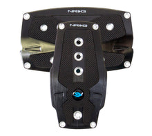 Load image into Gallery viewer, NRG Brushed Aluminum Sport Pedal A/T - Black w/Black Rubber Inserts - Black Ops Auto Works