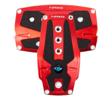 Load image into Gallery viewer, NRG Brushed Aluminum Sport Pedal A/T - Red w/Black Rubber Inserts - Black Ops Auto Works