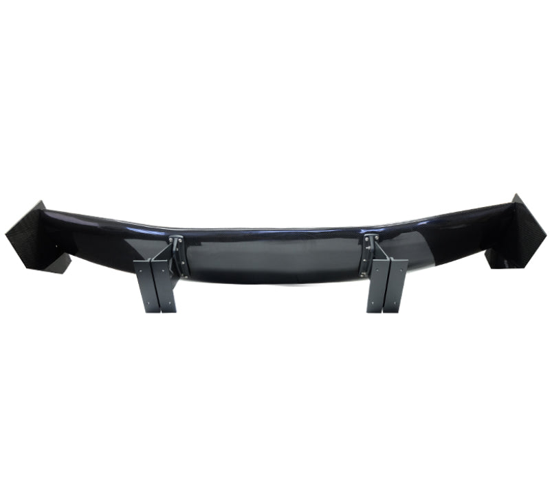 NRG Carbon Fiber Spoiler - Universal (59in.) NRG Logo Large End Plates - Black Ops Auto Works